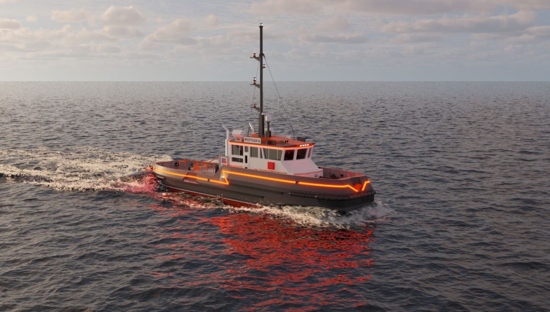 В ПКБ «Петробалт» разработан концепт гибридного ледокольного буксира